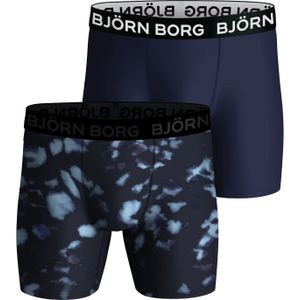 Bjorn Borg Performance boxers, microfiber heren boxers lange pijpen (2-pack), multicolor -  Maat: L