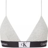 Calvin Klein dames 1996 unlined triangle bra, triangel BH, grijs -  Maat: L