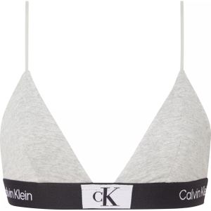 Calvin Klein dames 1996 unlined triangle bra, triangel BH, grijs -  Maat: XS