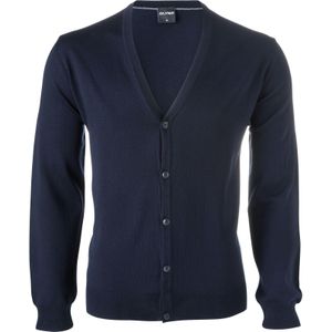 OLYMP modern fit vest wol, marine blauw -  Maat: XXL