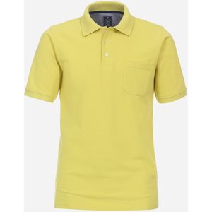 Redmond regular fit heren polo, pique, geel -  Maat: 6XL