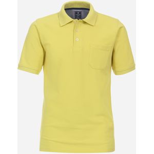 Redmond regular fit heren polo, pique, geel -  Maat: 5XL