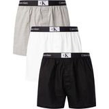 Calvin Klein Woven Boxers (3-pack), heren boxers wijd katoen, multicolor -  Maat: XL