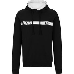 BOSS - Authentic - Hoodie - Zwart - Heren Lounge Trui met Capuchon