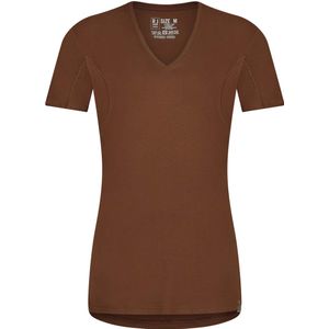 RJ Bodywear RJ Sweatproof Copenhagen heren T-shirt (1-pack), T-shirt met V-hals, espresso bruin