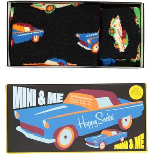Happy Socks Mini & Me Car Socks Gift Set (2-pack) - Unisex - Maat: 41-46