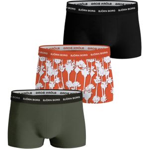 Bjorn Borg Cotton Stretch trunks, heren boxers korte pijp (3-pack), multicolor -  Maat: L