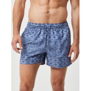 Bjorn Borg Print Swim Shorts, heren zwembroek, blauwe print -  Maat: L