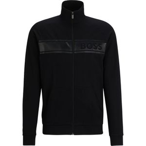 BOSS Authentic Jacket, heren lounge vest, zwart