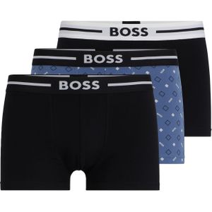 HUGO BOSS Bold trunks (3-pack), heren boxers kort, multicolor -  Maat: XXL