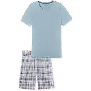 SCHIESSER Comfort Essentials pyjamaset, dames pyjama short bluebird