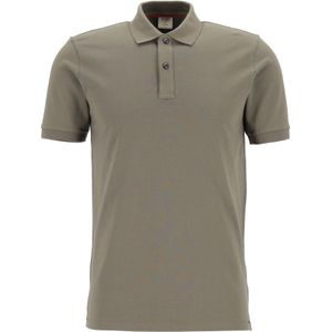 OLYMP Level 5 body fit poloshirt, stretch, donkergroen