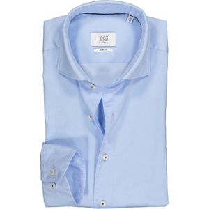 ETERNA 1863 slim fit casual Soft tailoring overhemd, twill heren overhemd, lichtblauw 44