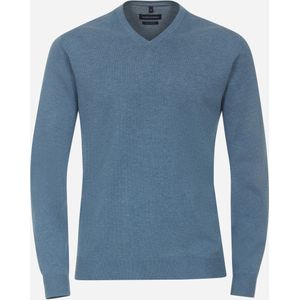 CASA MODA comfort fit trui, blauw -  Maat: 5XL