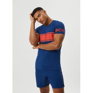 Bjorn Borg T-shirt stripe, blauw