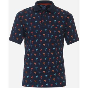 Redmond regular fit heren polo, pique, blauw -  Maat: 5XL