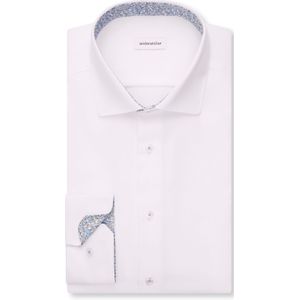 Seidensticker regular fit overhemd, popeline, wit
