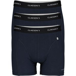 Claesen's Basics boxers (3-pack), heren boxers lang, blauw