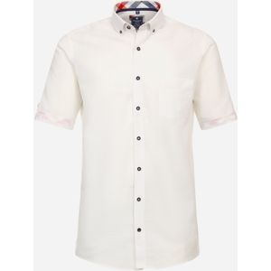 3 voor 99 | Redmond comfort fit overhemd, korte mouw, popeline, wit