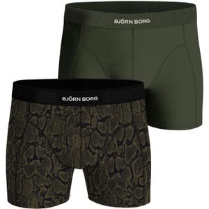 Bjorn Borg Cotton Stretch boxers, heren boxers normale lengte (2-pack), multicolor