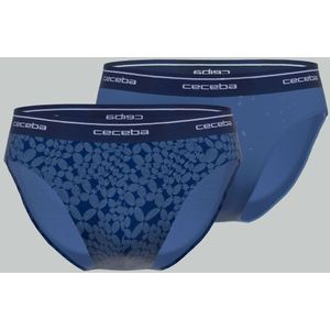Ceceba heren sport slip (2-pack), donkerblauw dessin