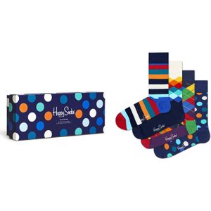 Happy Socks Multi-color Socks Gift Set (4-pack), unisex sokken in cadeauverpakking - Unisex - Maat: 36-40