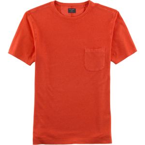 OLYMP Casual modern fit T-shirt, rood -  Maat: XL