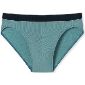 SCHIESSER Duality Function slip (1-pack), heren rioslip modal gestreepte jeans blauw/donkerblauw