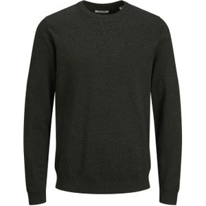 JACK & JONES ESSENTIALS Gemêleerde Trui JJEBASIC Donkergroen