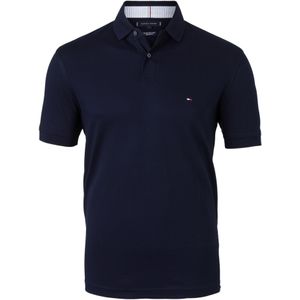 Tommy Hilfiger 1985 regular fit polo, donkerblauw, Desert Sky -  Maat: S