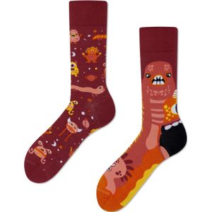 Many Mornings unisex sokken, Yellow Monsters