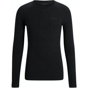 FALKE heren lange mouw shirt Wool-Tech, thermoshirt, zwart (black) -  Maat: L