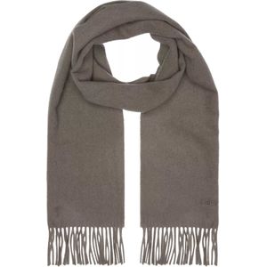 Calvin Klein sjaal, classic wool scarf, beige