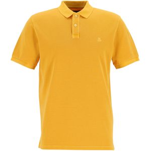 Marc O'Polo regular fit polo, heren poloshirt, zonnig geel -  Maat: M