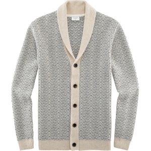 OLYMP Level Five body fit vest wol- met katoenmengsel, gebroken wit -  Maat: XL