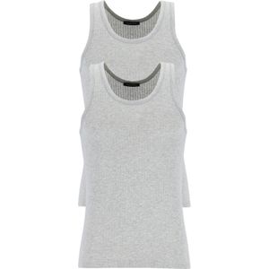 SCHIESSER Authentic singlets (2-pack), grijs
