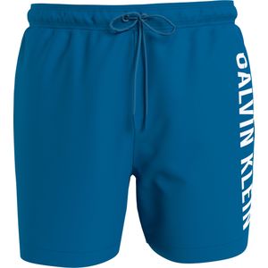 Calvin Klein Medium Drawstring swimshort, heren zwembroek, middenblauw -  Maat: XXL