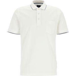 OLYMP Polo Casual, modern fit polo, wit -  Maat: XXL