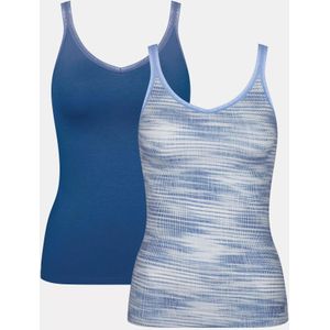 Sloggi Women GO Shirt 01 (2-pack), dames singlet, verschillende kleuren