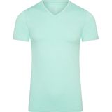 RJ Bodywear Pure Color T-shirt (1-pack), heren T-shirt met V-hals, mint -  Maat: XXL