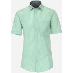 CASA MODA Sport comfort fit overhemd, korte mouw, seersucker, groen 51/52