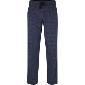 Ceceba heren pyjamabroek lang, blauw pied de poule