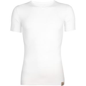 RJ Bodywear The Good Life T-shirts (2-pack), slim fit heren T-shirts V-hals, wit -  Maat: XXL