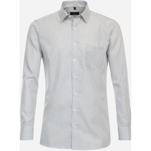 3 voor 99 | Redmond modern fit overhemd, popeline, blauw gestreept 43/44