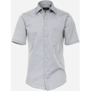 CASA MODA modern fit overhemd, korte mouw, popeline, grijs 44