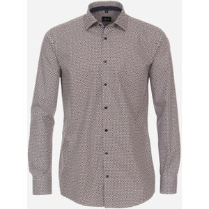 VENTI modern fit overhemd, mouwlengte 72 cm, popeline, rood