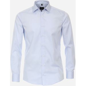 VENTI modern fit overhemd, mouwlengte 7, twill, blauw 43