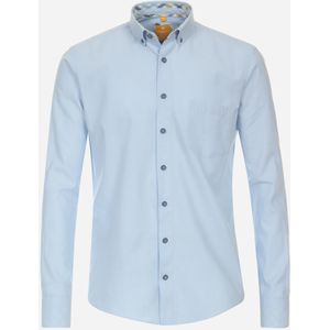 3 voor 99 | Redmond modern fit overhemd, popeline, blauw