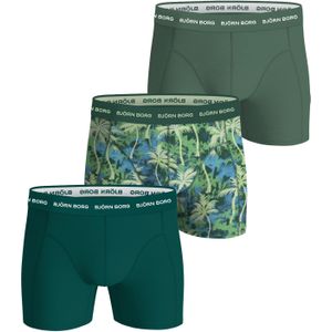 Bjorn Borg - Cotton Stretch - Boxershorts - Groen - 3-pack