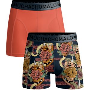 Muchachomalo boxershorts, heren boxers normale lengte (2-pack), Leafs Lick It -  Maat: L